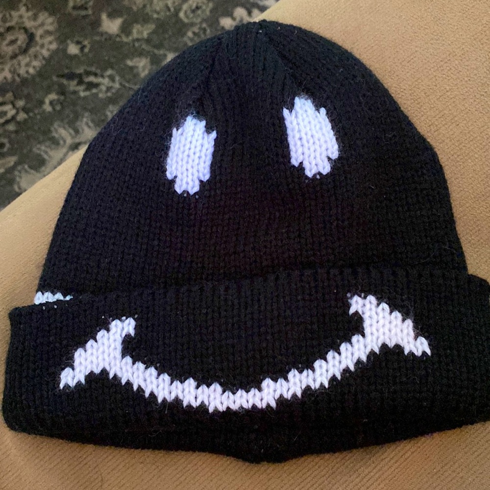 Smiley face beanie